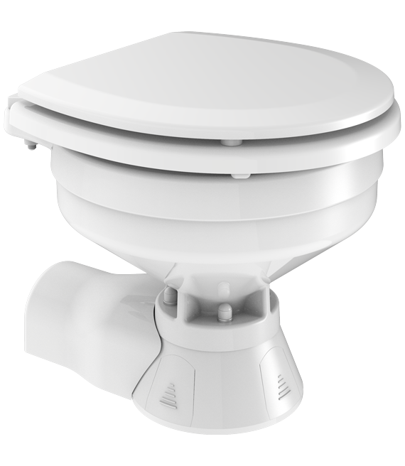 SEAFLO 12v 24v Quiet Flush Electric seawater Toilet Smart Marine Toilet