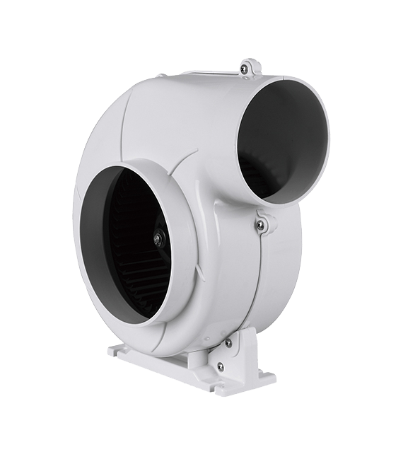 SEAFLO In-Line Bilge Air Blower 130CFM Boat Black Ventilation Marine