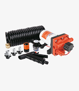 42 Series Washdown Pump Kit With 6.5m Coiled Hose