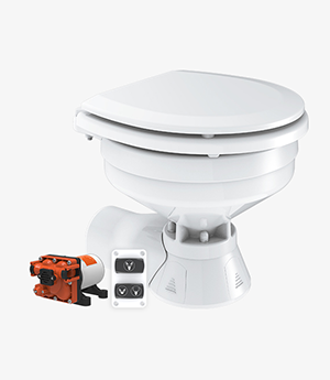 Quiet Flush Electric Toilet-Seawater(Compact)