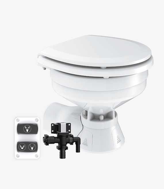 Quiet Flush Electric Toilet-Freshwater(Compact)