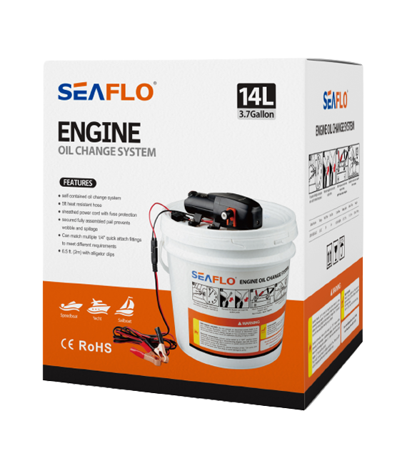 SEAFLO new product DC 12v oil change system 1.5 GPM engine oil change
