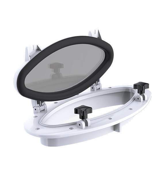 SEAFLO Boat Yacht Oval Porthole Door Window for Marine-SEAFLO