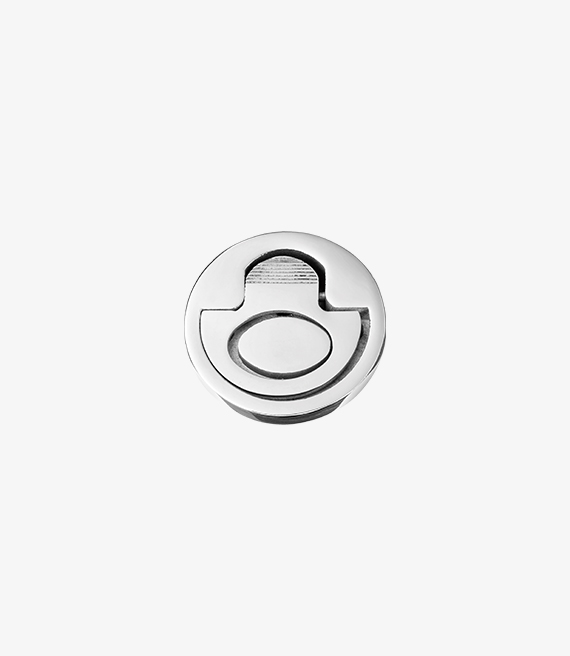  Casted pull ring, round
