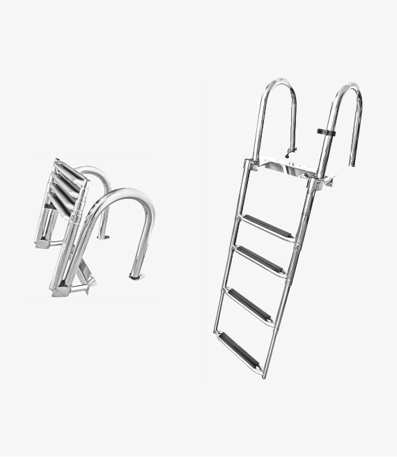 Heavy Handrail Ladder With Double Tube Step - 04 Series